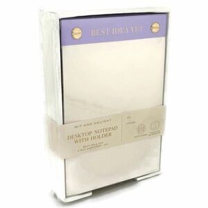 Best Idea Yet Desktop Notepad with Holder